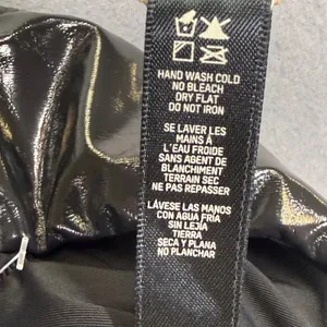 SKIMS Stretch Vinyl Bandeau Top Onyx Black XL‎ BR-BAN-3746 NWT thumbnail 7