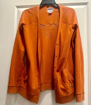 Victoria's Secret PINK Texas Longhorns Sequin Cardigan thumbnail 1