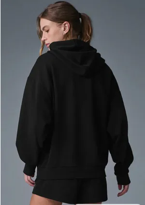 🖤✨ Accolade Full Zip Hoodie Black – Medium thumbnail 2