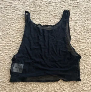C525 sexy mesh top see thru small crop top thumbnail 1