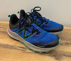 New Balance Nitrel V4 Athletic Trail Running Shoes Blue Women’s thumbnail 1