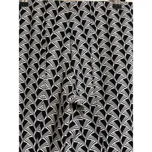 Anthropologie Maeve The Margot Kick Flare Geometric B&W Pants size XS thumbnail 5