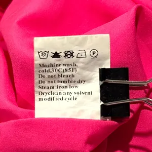 Hot Pink Ruffle Pants L Pull On Wide Leg High Rise Flowy Palazzo Crop Festival thumbnail 5