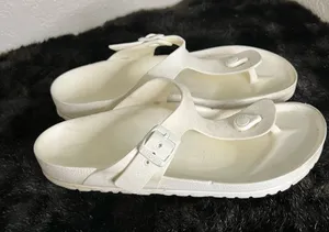 Birkenstock Gizeh Eva Rubber Flip Flop White 41 10.5 thumbnail 1