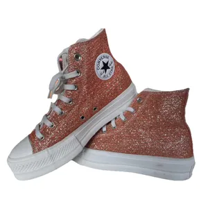 Converse Women’s Sneaker Chuck Taylor Lift Platform Hi Gold Shimmer US8.5 thumbnail 3