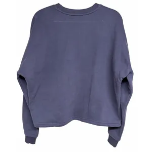 Vuori Restore Cropped Crew Sweatshirt Blue Women's Size Large thumbnail 2