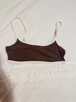 Aerie Real Me Tipped Scoop Sports Bra | Relic thumbnail 2