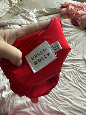 Hello Molly Dress Red Mini thumbnail 3