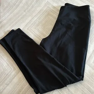 Sasha Women’s Basic Black High Waisted Leggings Size L thumbnail 1