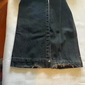 Paris Blues Black Flare Jeans with Embellishments thumbnail 6
