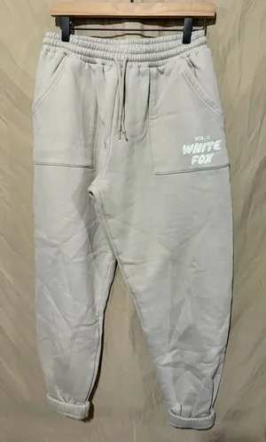 White fox joggers thumbnail 1