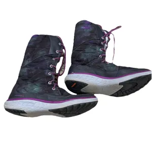 Merrell Pechora Women's 8 Winter Boots Dragonfly Insulated Lace Up Nylon Leather thumbnail 5