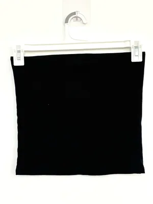 With Jean Heart You Boobtube Top Black Medium thumbnail 4