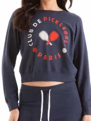 Sundry Club De Pickle Ball Paris Sweatshirt thumbnail 2