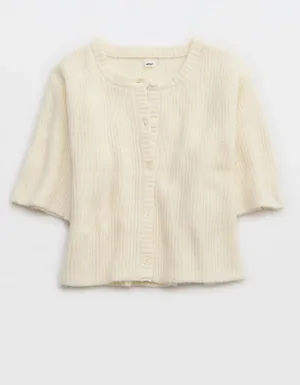 Aerie Short Sleeve Cardigan thumbnail 3