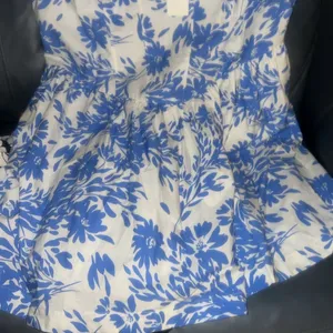 Beautiful Summer Blue White Floral Women's Corset Mini Dress - A New Day 3X thumbnail 6