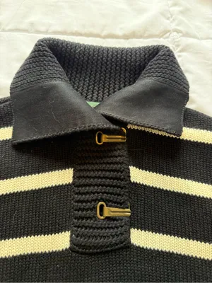 Ralph Lauren Striped Toggle Neck Sweater thumbnail 5