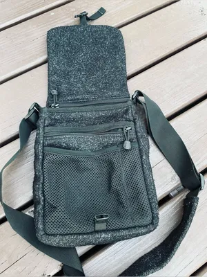 Comfy to wear Sherpa Messenger Crossbody thumbnail 7
