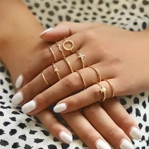 3/$30 💛 Dainty Ring Set Gold thumbnail 1