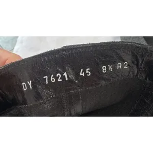 Salvatore Ferragamo Black Suede Ankle Boots Size 8.5 AA Narrow Heels Italy Lux thumbnail 5