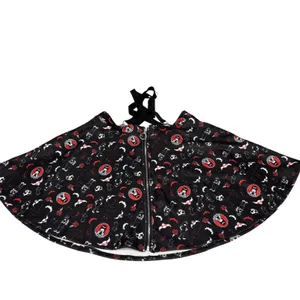 Emily The Strange NWT‎ Black O-Ring Suspender Zipper Skirt Large Goth thumbnail 5