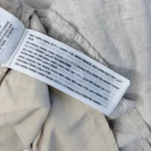 Abercrombie‎ & Fitch Cream Linen Blend Mini Dress thumbnail 7
