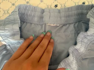 Adidas Women’s blue shorts thumbnail 2