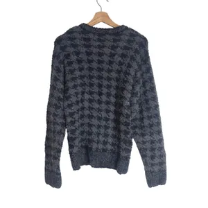 SKIMS Cozy Unisex Pullover Onyx Houndstooth sweater XXS/XS oversized thumbnail 3