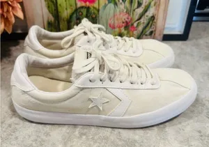 Converse Breakpoint Glam Low Top White Women's Sneaker Size 9 thumbnail 1