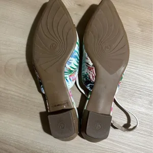 Peter Kaiser Slingback Flats Multicolor 6‎ Women Floral Pointed Toe Tropical thumbnail 8