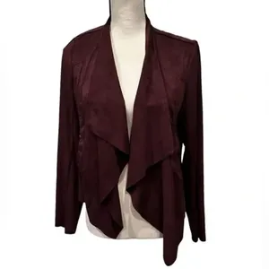✨ KUT FROM THE KLOTH Tayanita Faux Suede Jacket In Burgundy✨ thumbnail 8