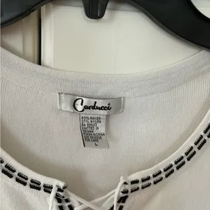Carducci sleeveless‎ top White Size L thumbnail 2