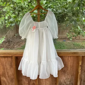 Selkie The French Puff Dress Ivory Fairy Princess Coquette Size XXS. NEW! thumbnail 6
