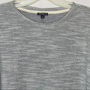 Hannah Top With Lace Trim‎ Gray thumbnail 4