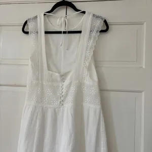 Sézane Naide Mini Dress White Lace Ecru FR 38 US Size 6‎ Bridal Paris Sold Out thumbnail 13