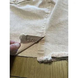 Wash Lab Denim Pink Mini Jean Skirt Size 32 Frayed Hem Party Sexy Casual Raw Hem thumbnail 11