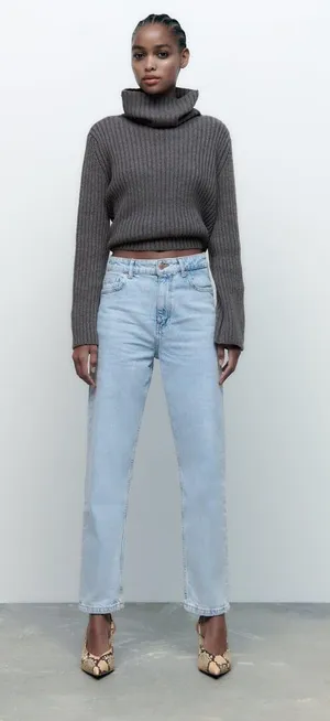 Zara Mom Jeans thumbnail 1