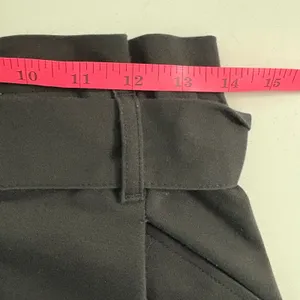 Zara TRF Black Paperbag Waist‎ Mini Skirt with Tortoiseshell Belt Size Medium thumbnail 6