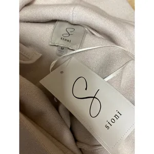 NEW Sioni Women's Cream Beige Collared belted Long Sleeve Trench Coat Jacket M thumbnail 3