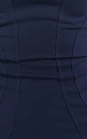 Showpo Oriella Panelled Thigh Split Strapless Maxi Dress Size Small MSRP $129 thumbnail 5
