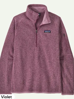 Patagonia Quarter-Zip Fleece Pullover - Obsidian Plum thumbnail 1