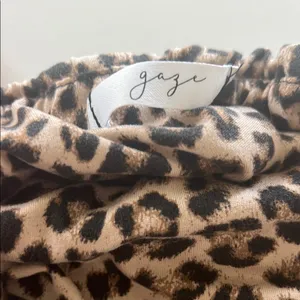 Gaze strapless Bodysuit in Brown and Black leopard print Size M thumbnail 2