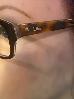 Christian Dior Brown Tortoise Frame No lens frame only thumbnail 4