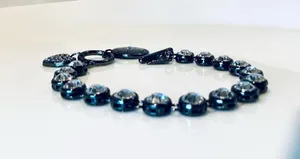 Guess Rhinestone Heart Tag Bracelet thumbnail 2
