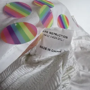 Queen of Sparkles White Smocked Rainbow‎ Sequin Top & Skirt Coord Set Medium thumbnail 14