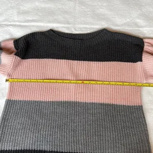 Cable & Gauge Colorblock Short Sleeve Sweater size M thumbnail 5