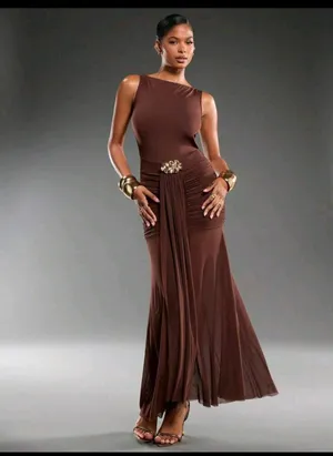 Women’s elegant bodycon maxi dress  thumbnail 6