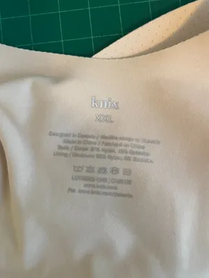 Knix Women Plus Size XXL Beige V-Neck Bralette No Pads Wireless Seamless Lounge thumbnail 7