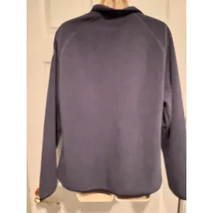 Pendleton‎ Women Fleece Quarter Zip Pullover Sz L Gray Blue Zip Pockets gorpcore thumbnail 5