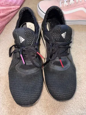 Adidas Black Knit Running Sneakers thumbnail 2